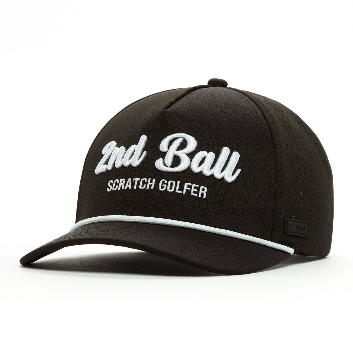 2nd Ball Scratch Golfer Hat | Performance Snapback – Gunpowder & Cabernet