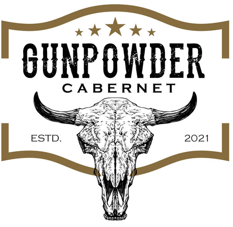 Gunpowder & Cabernet Skull Logo
